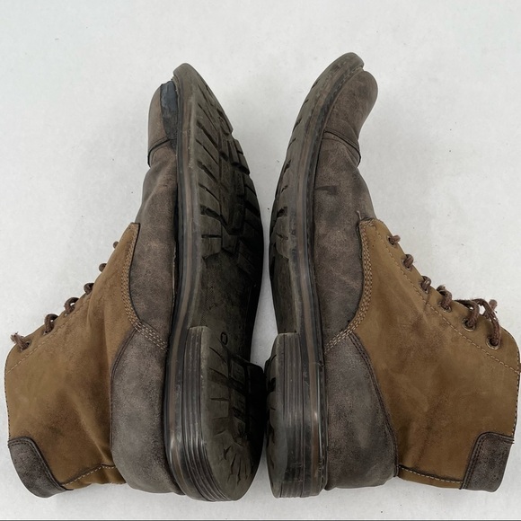 JOE’S Jeans Men’s Brown Leather Cappy Lace up boots size: 11 - Picture 2 of 7